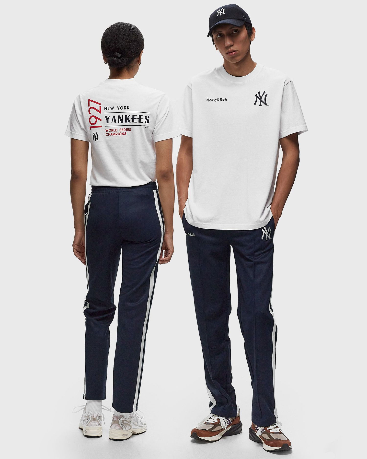 Тениска Sporty & Rich Champions Tee T-Shirt Бяло | TO043505633WH01, 1