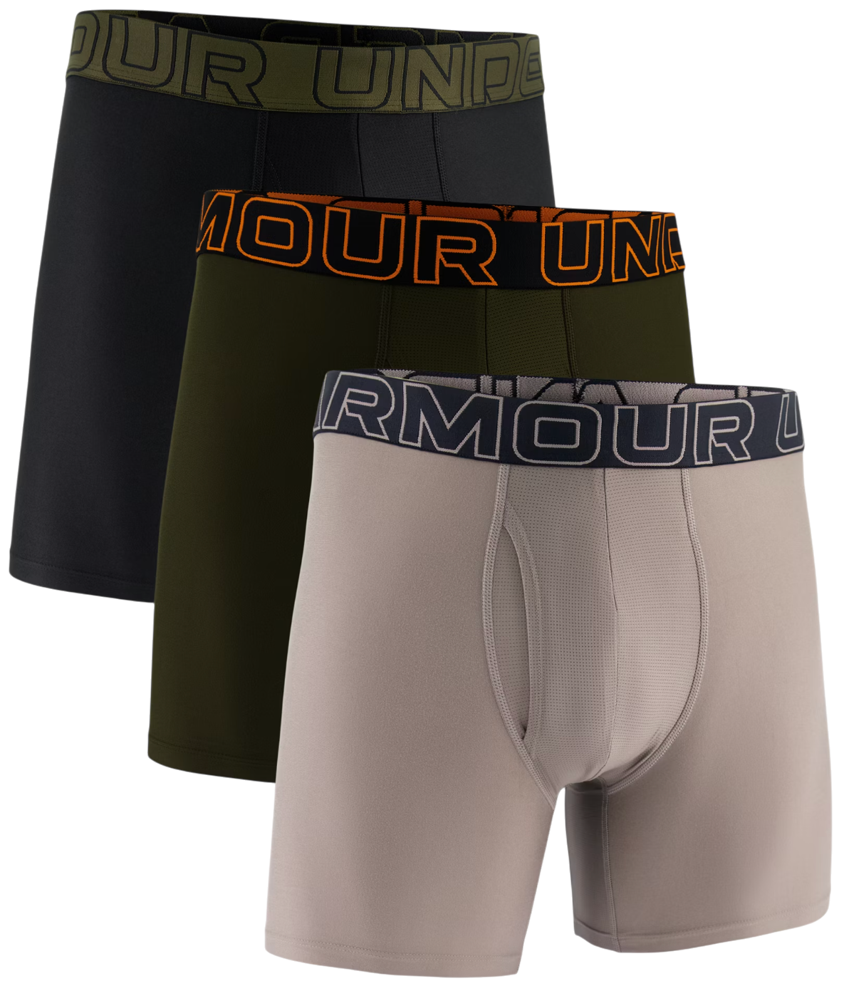 Боксерки Under Armour Under Armour SOLID 6in 3 Pack Boxer Shorts Многоцветен | 1383878-200, 0