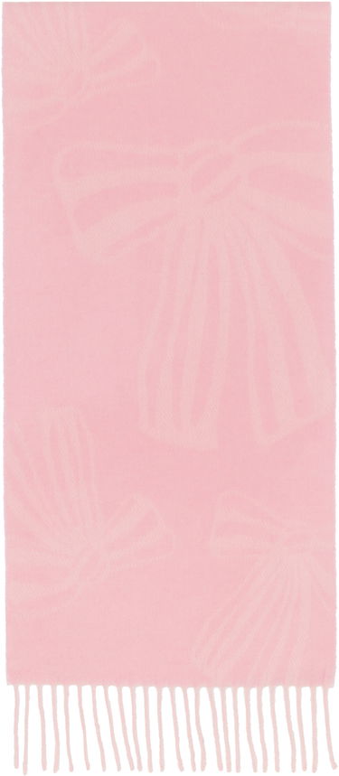 Шал Acne Studios Acne Studios Cashmere Jacquard Scarf Розово | CA0366-, 1
