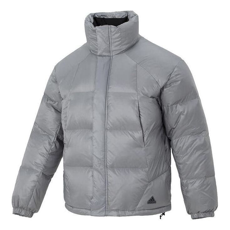 Пухо яке adidas Originals Men's Down Puff Jacket Сиво | IL8928, 0