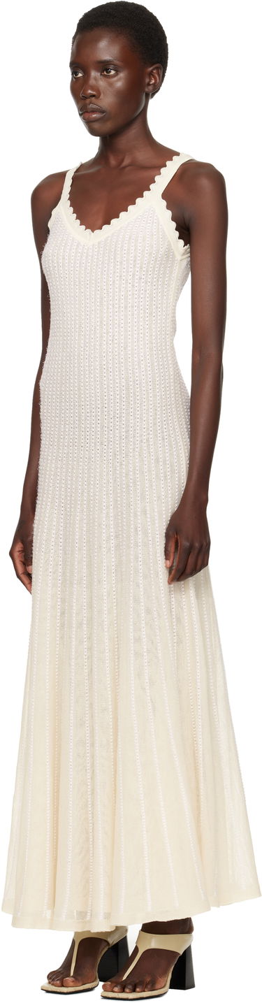 Pокля Khaite KHAITE Thora Maxi Dress Бяло | 9774125, 3