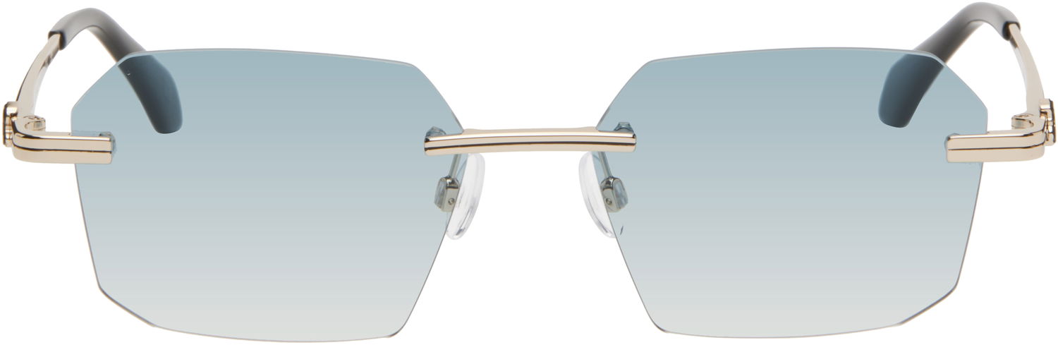 Слънчеви очила Palm Angels Palm Angels Quartz Sunglasses Синьо | PERI10GS25MET0017644, 0