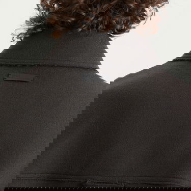 Яке AMI Boiled Wool Gabardine Button-Down Jacket Кафяво | H25UJK824-WV0078-020H25, 5