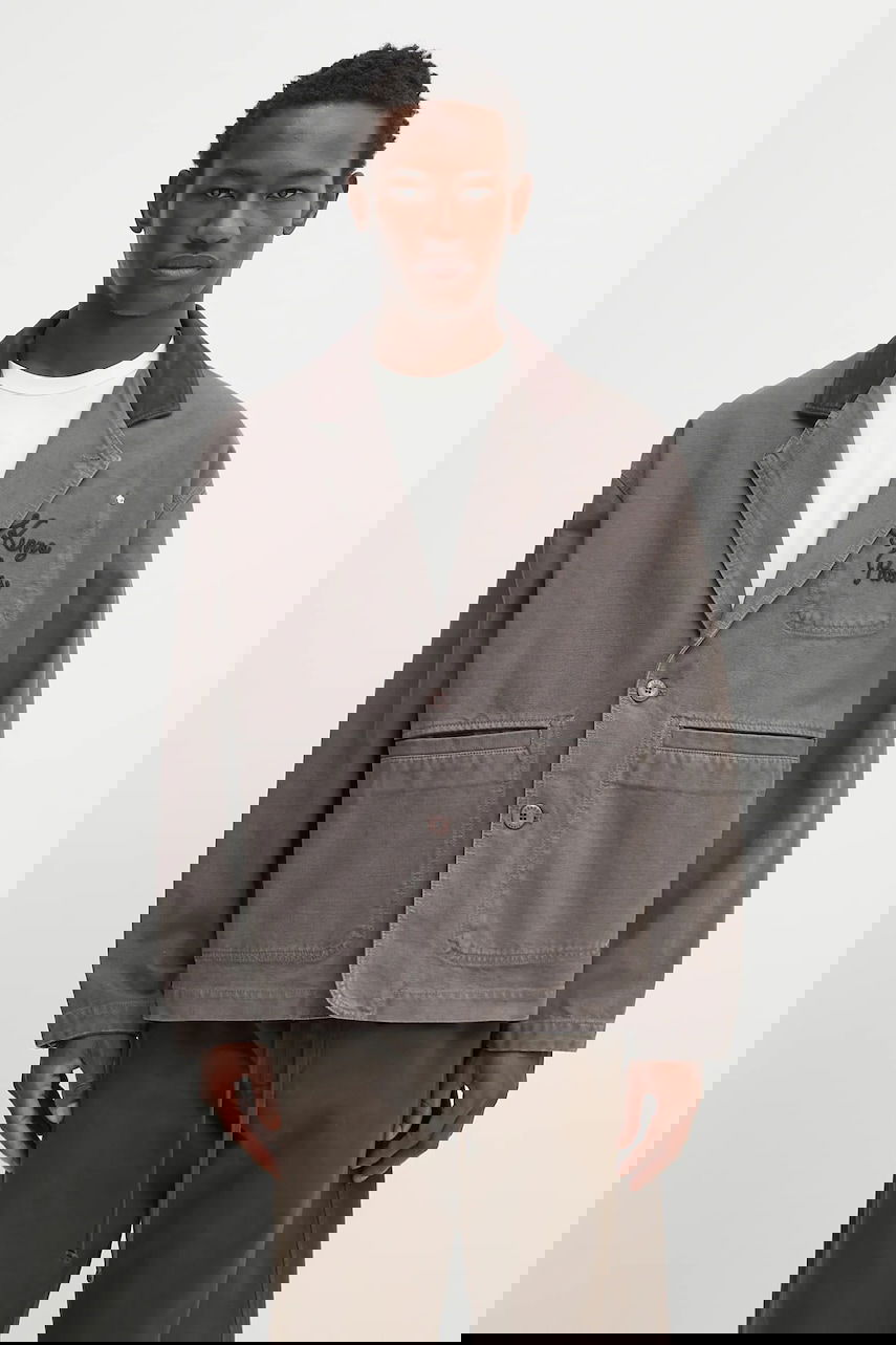 Яке KENZO Kenzo Chainstitch Workwear Jacket Сиво | FF65VE2349GU, 0