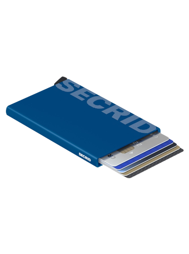 Портфейл Secrid Cardprotector "Laser Logo Blue" Тъмно синьо | CLa-Logo-Blue