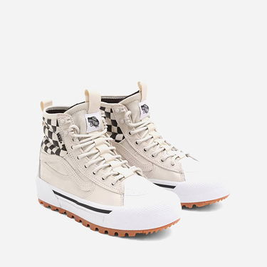 Кецове и обувки Vans UA Checkerboard SK8-HI Gore-Tex MTE 3 Бяло | VN0A5I1127I, 4