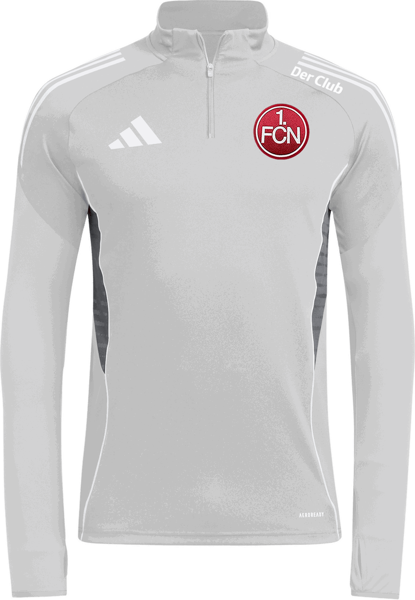 Суитчър adidas Originals 1. FC Nürnberg Der Club AEROREADY Quarter-Zip Training Top Сиво | 6fcnjj1517