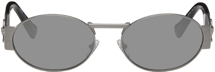 Слънчеви очила Versace Silver Oval Sunglasses Металик | 0VE2264 8056597922357