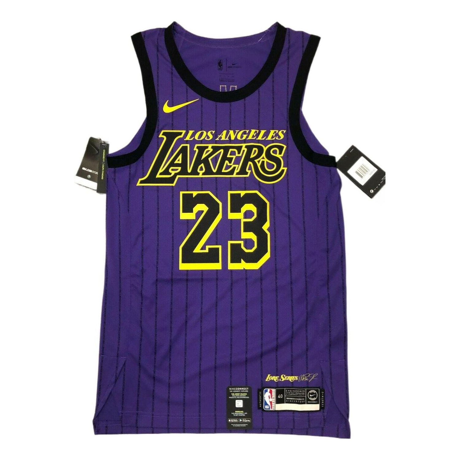 Фланелка Nike NBA LA Lakers James City Edition Basketball Jersey Лилаво | AH6213-508, 0