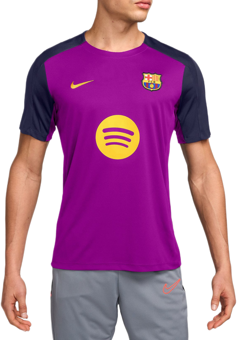 Тениска Nike FC Barcelona Strike Short Sleeve Top 2025/26 Лилаво | hj7752-552