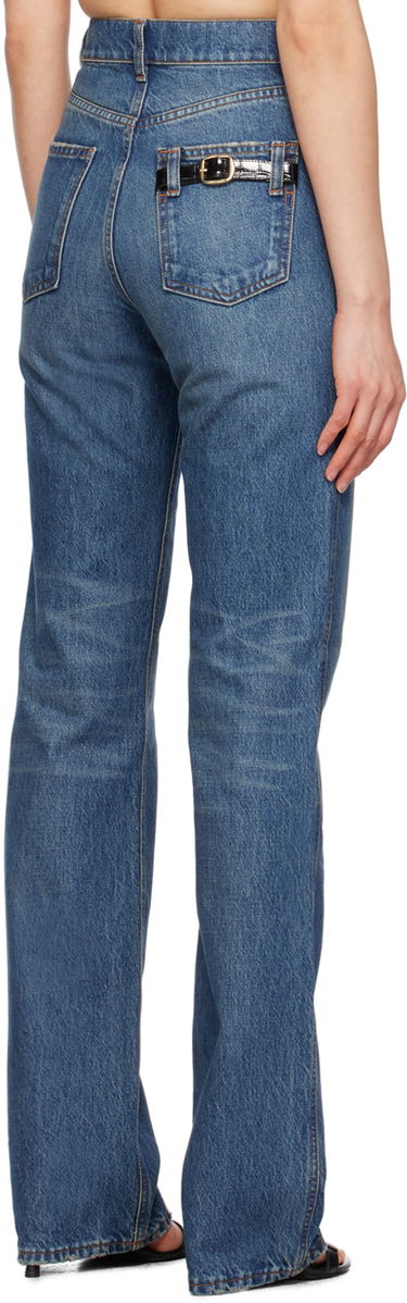 Дънки Coperni Coperni Straight Leg Jeans Синьо | COPP78252, 2