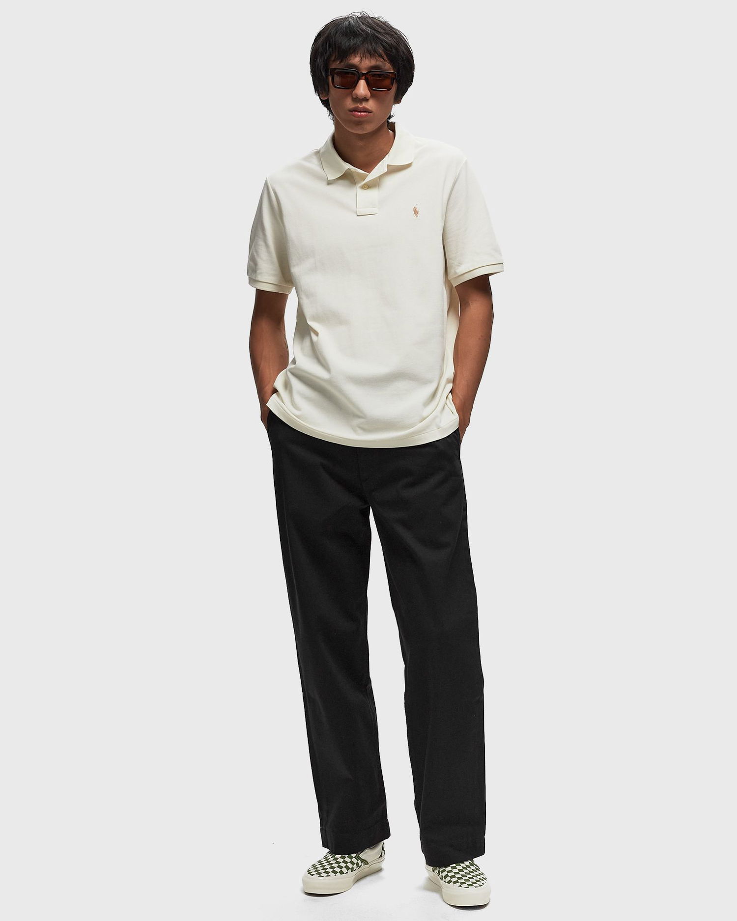 Облекло и аксесоари Polo by Ralph Lauren Polo Ralph Lauren SHORT SLEEVE-KNIT men Бяло | 710534735420, 1