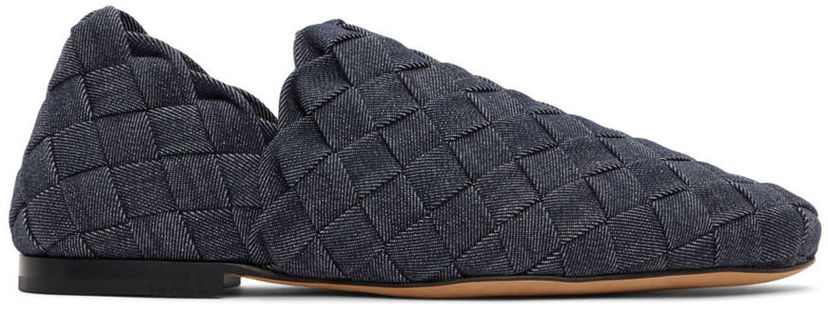 Кецове и обувки Bottega Veneta Bottega Veneta Mattelassé Denim Loafers Синьо | 620304 V27B0