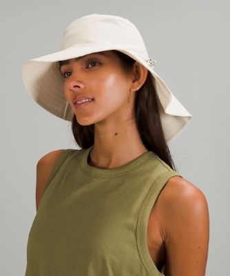 Шапка lululemon Adjustable Wide Brim Sun Hat S/M Бяло | prod10960148, 4