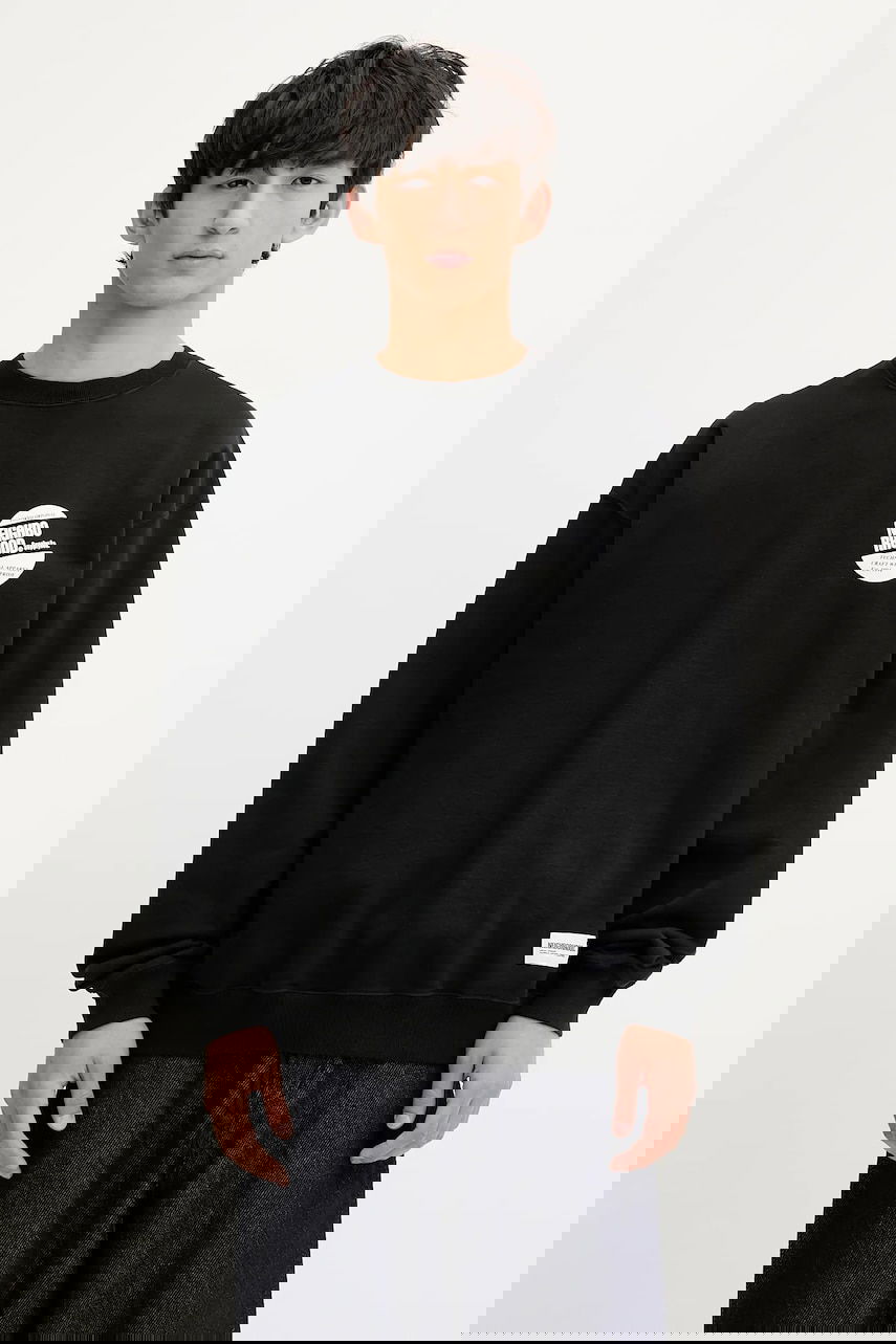 Суитчър Neighborhood NEIGHBORHOOD Classic Long Sleeve Sweatshirt with Graphic Черно | 251FPNH.CSM01, 0