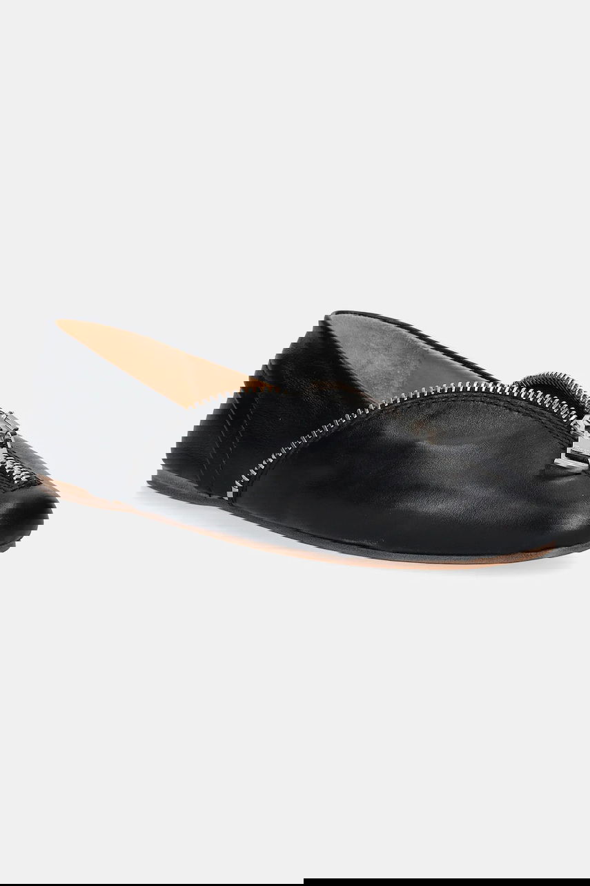 Кецове и обувки JW Anderson JW Anderson Biker Leather Ballerina Flats Черно | BL0032.LA0268.999, 0