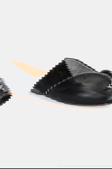 Кецове и обувки JW Anderson JW Anderson Biker Leather Ballerina Flats Черно | BL0032.LA0268.999, 0