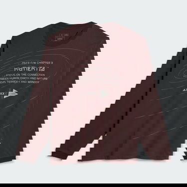 Тениска adidas Performance Terrex + and wander Xploric Бургунди | HZ0672, 4