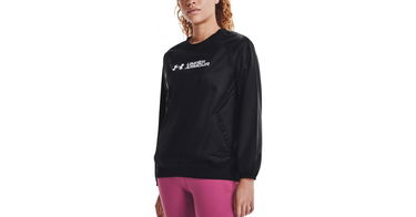 Суитчър Under Armour Recover Woven Shine Crew Черно | 1364012-001, 1