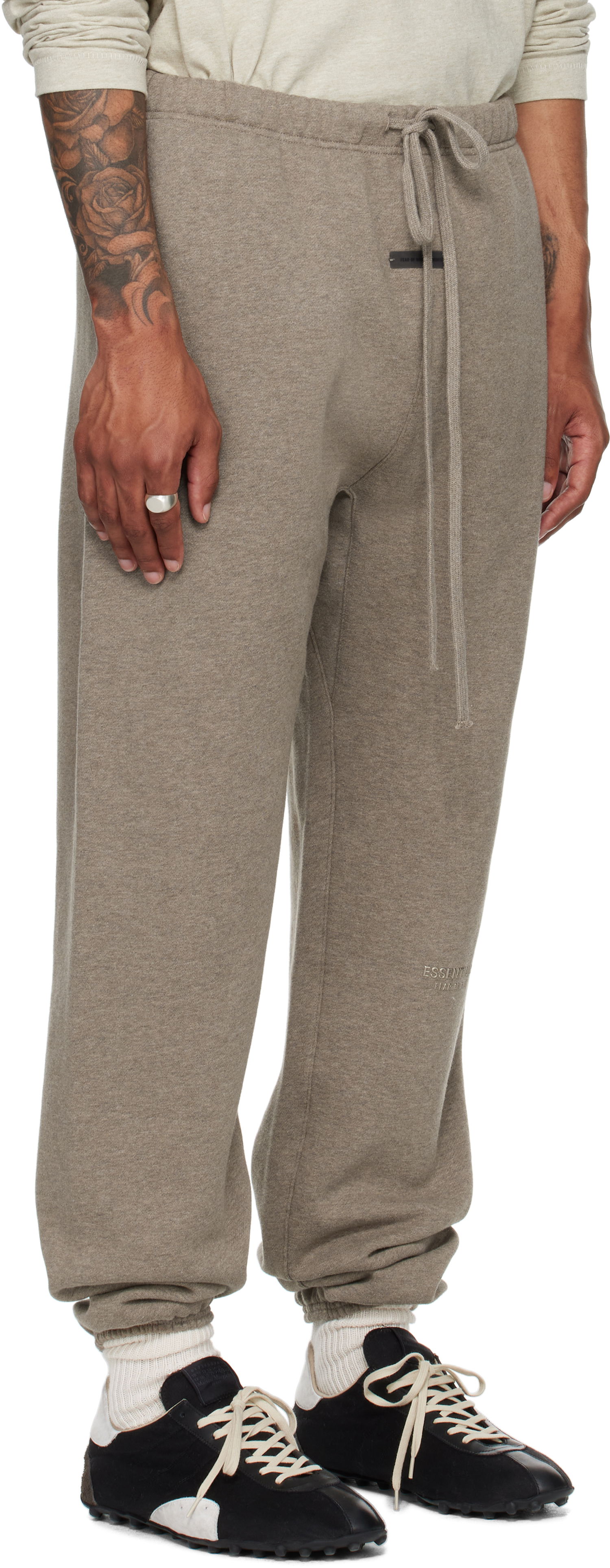 Спортни панталони Fear of God Fear of God ESSENTIALS Vintage Fleece Sweatpants Сиво | 130SP258043F, 1