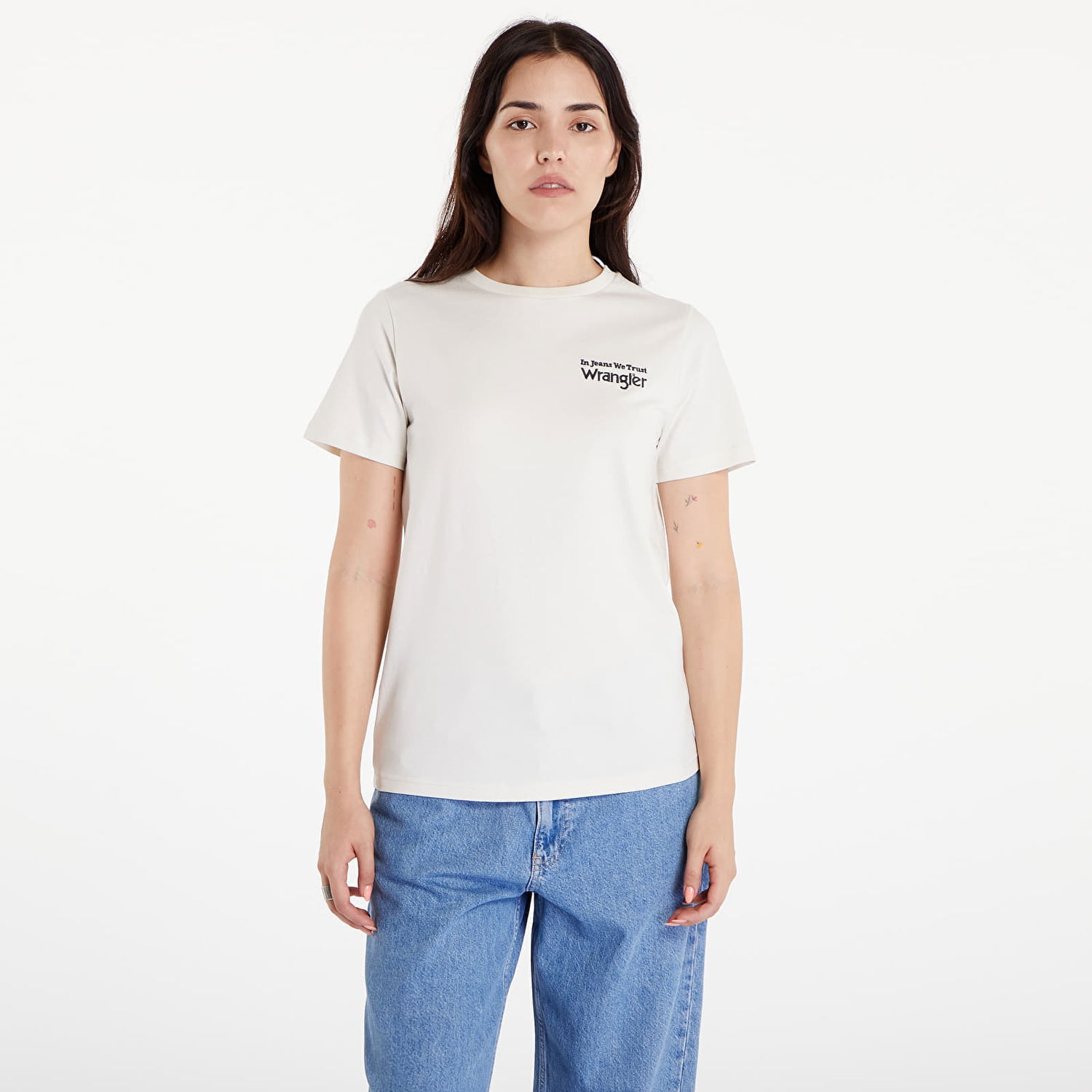 Тениска Wrangler Graphic Tee Vintage White Бяло | 112356428, 0