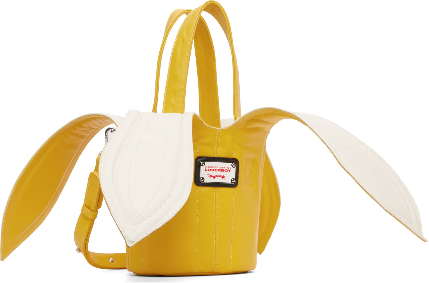 Дамска чанта Charles Jeffrey Loverboy Charles Jeffrey LOVERBOY Banana Bucket Bag Жълто | 52120102, 1