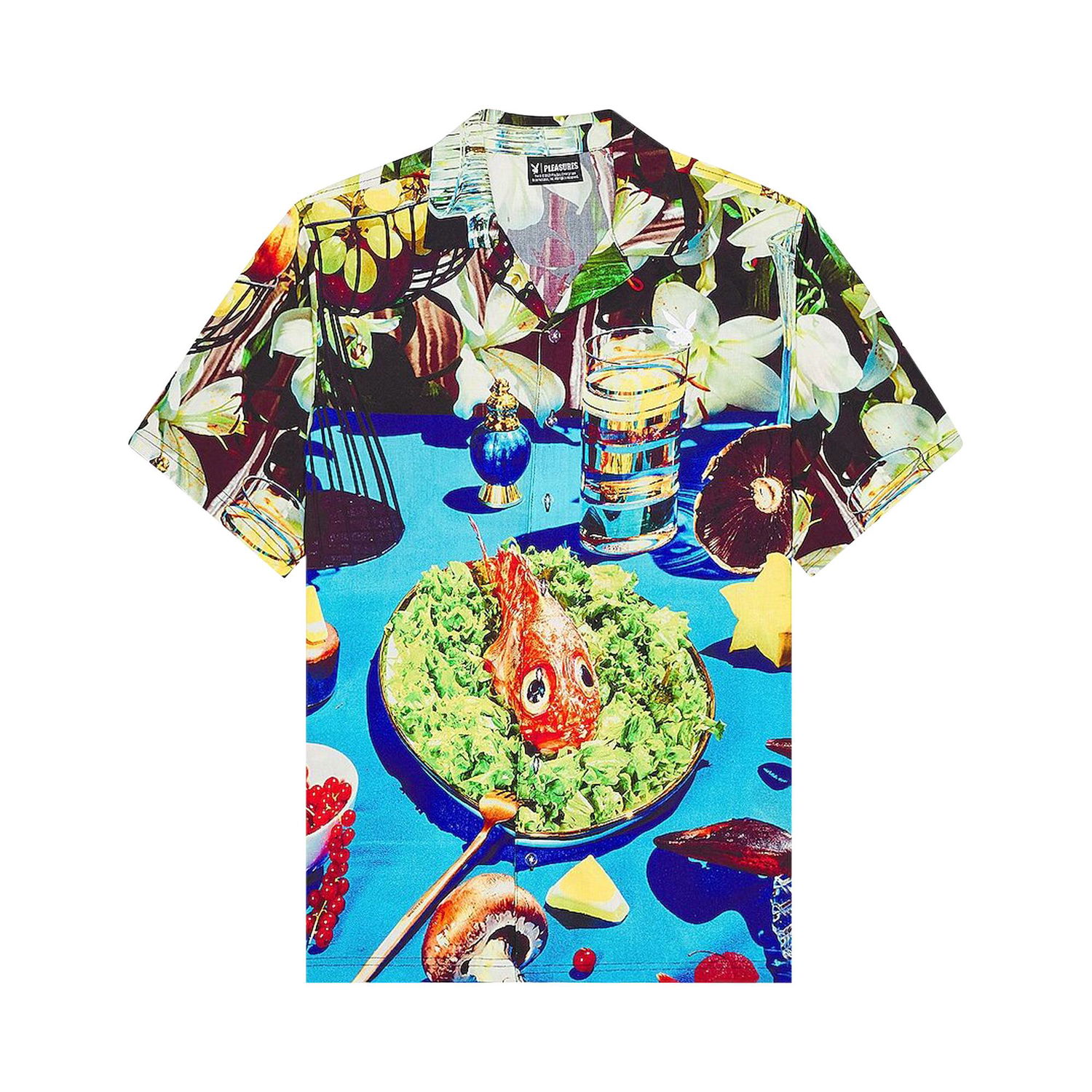 Риза Pleasures Playboy x Taste Button Down Многоцветен | P22PB025 BLUE, 1