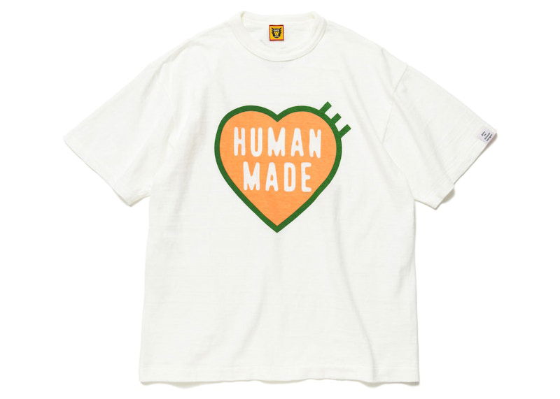 Тениска Human Made Heart Logo Graphic T-Shirt Бяло | HM24TE013, 0