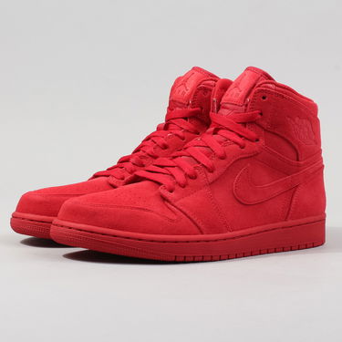 Кецове и обувки Jordan Air Jordan 1 Retro High "Red Suede" Червено | 332550-603, 1