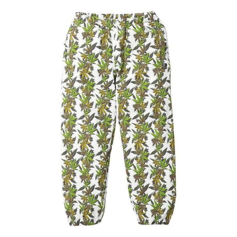 Спортни панталони Supreme Leaf Sweatpants Зелено | SUP-FW23-214