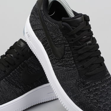 Кецове и обувки Nike W Air Force 1 Flyknit Low Черно | 820256-001, 4