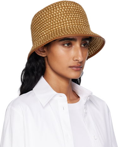 Шапка Max Mara Max Mara Bacino Bucket Hat Кафяво | 2514571032600, 1