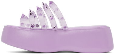 Грижа за обувките Jean Paul Gaultier Jean Paul Gaultier Melissa Edition 'The Becky Punk Love' Platform Slides Лилаво | 23/12-F-CS002-X033-29, 2