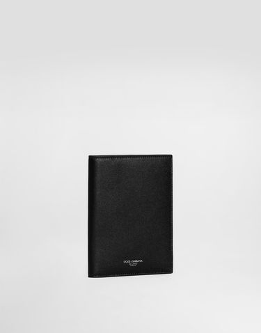 Портфейл Dolce & Gabbana Calfskin Passport Holder Черно | BP2215AV95680999, 1