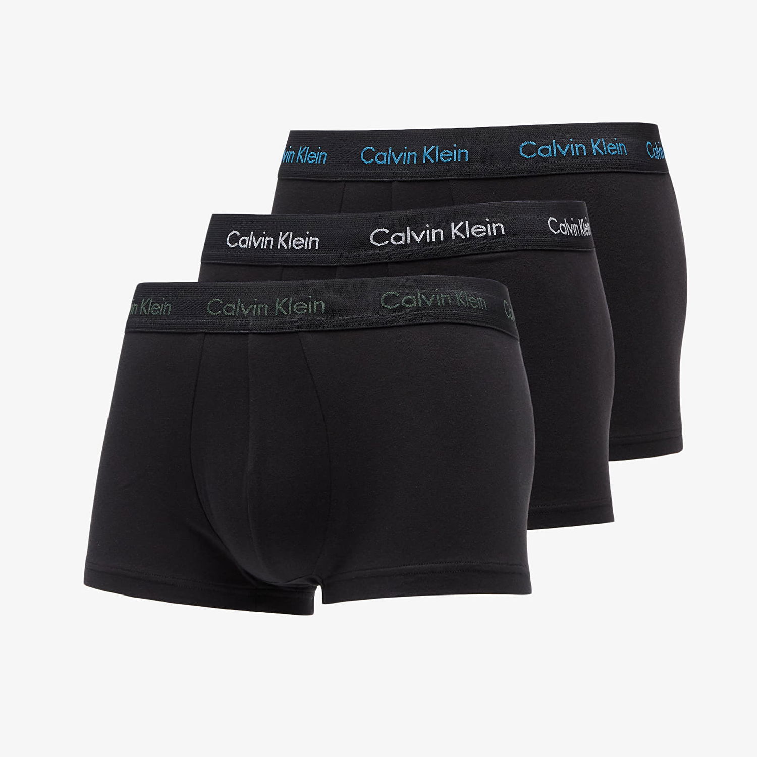 Боксерки CALVIN KLEIN Cotton Stretch Low Rise Trunk 3Pk Черно | U2664G 1TT, 0