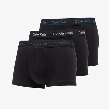 Боксерки CALVIN KLEIN Cotton Stretch Low Rise Trunk 3Pk Черно | U2664G 1TT, 0