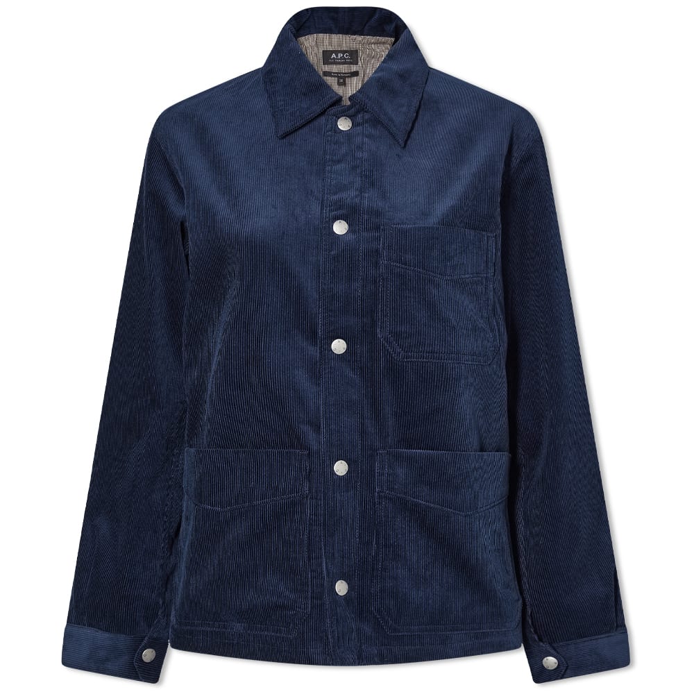 Риза A.P.C. Julia Cord Shirt Jacket Тъмно синьо | COESY-F02715-IAJ, 0