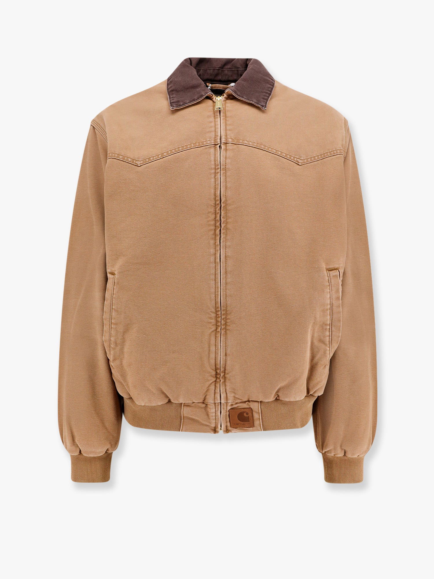 Яке бомбър Carhartt WIP Men's Brown Corduroy Collar Zip Up Jacket Кафяво | I03431700S4O, 0