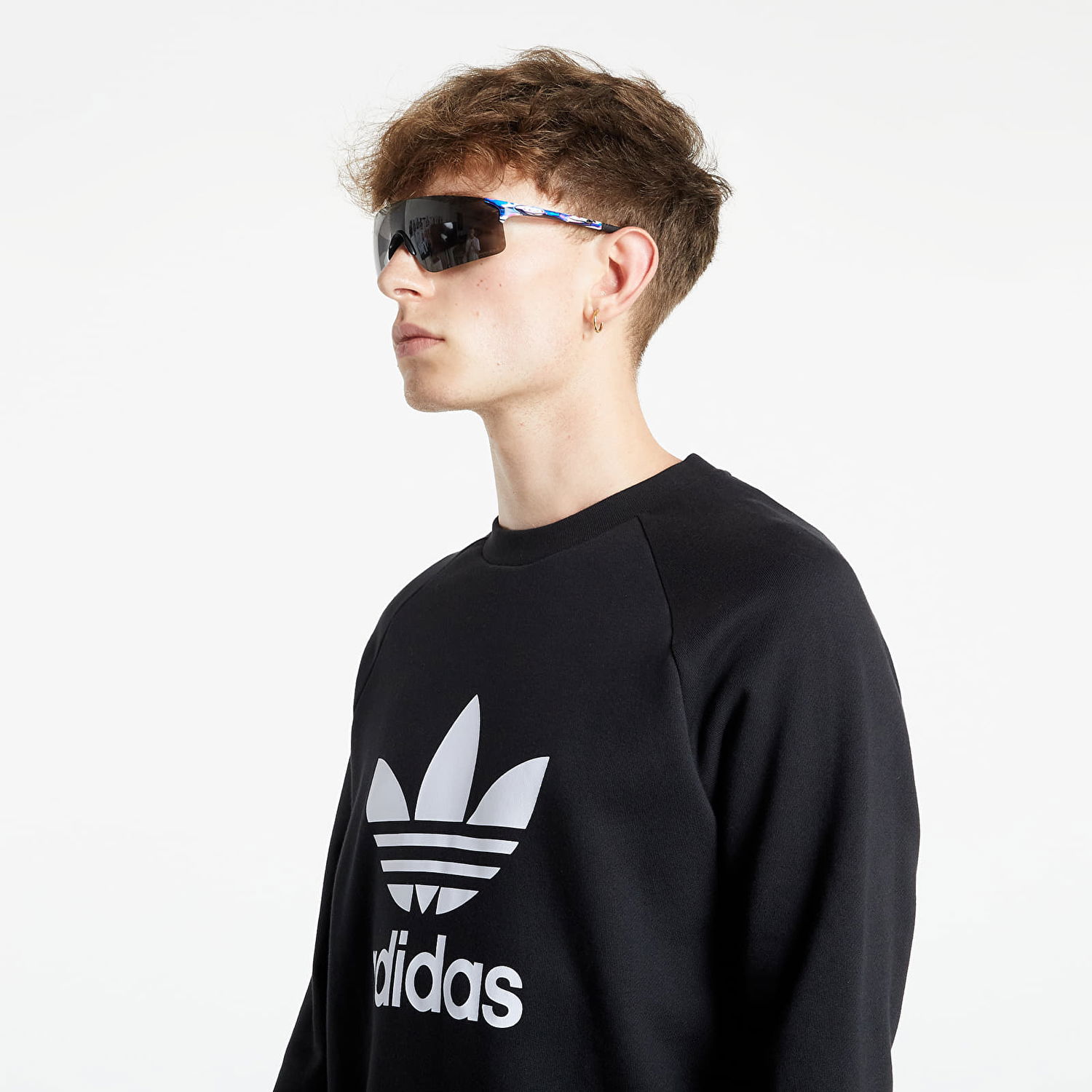 Суитчър adidas Originals Trefoil Crew Черно | H06651, 1