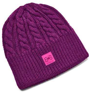 Шапка Under Armour Halftime Cable Knit Beanie Лилаво | 1379995-573, 0