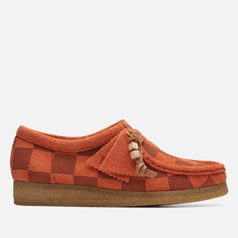 Кецове и обувки Clarks Originals Suede Checkered Wallabee Boots UK 7 Оранжево
 | 26174011