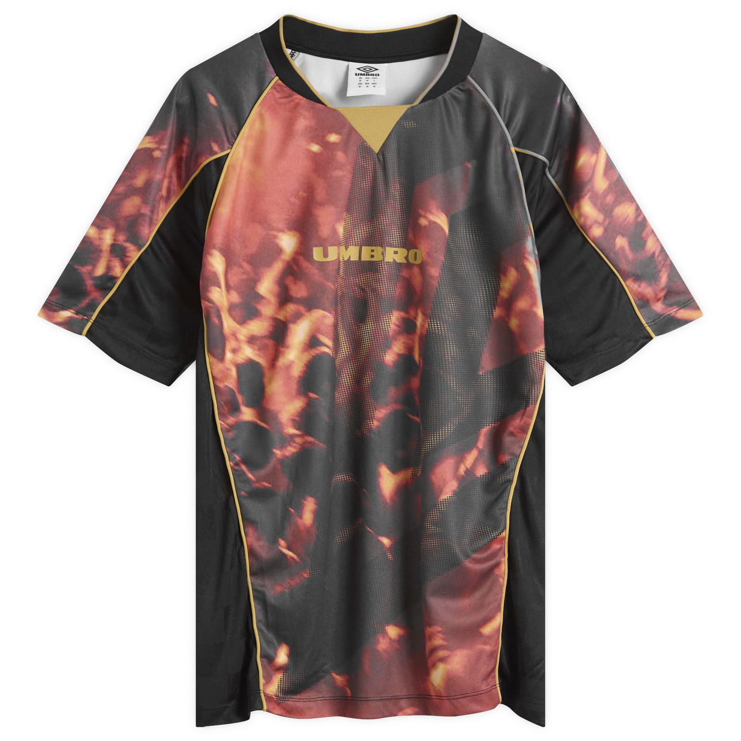 Тениска Umbro Panelled Raglan T-Shirt Черно | 66704U-060, 0