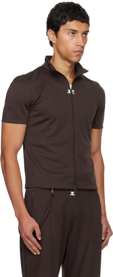 Комплект Courrèges Courrèges Interlock Tracksuit Top Кафяво | 325JTO447JS0250, 1