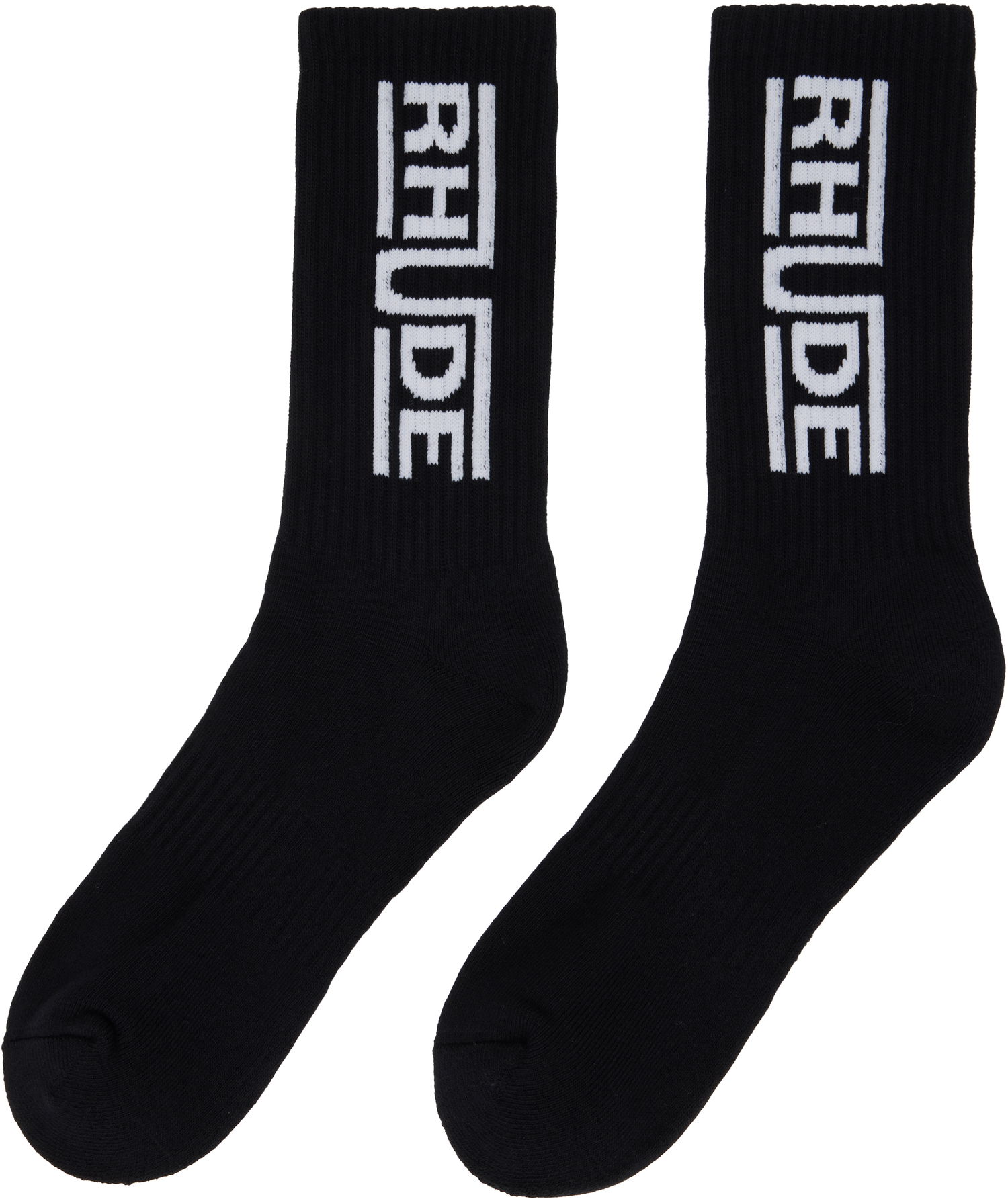 Чорапи Rhude Rhude Champions Logo Socks Черно | RHPS25SO05117, 1