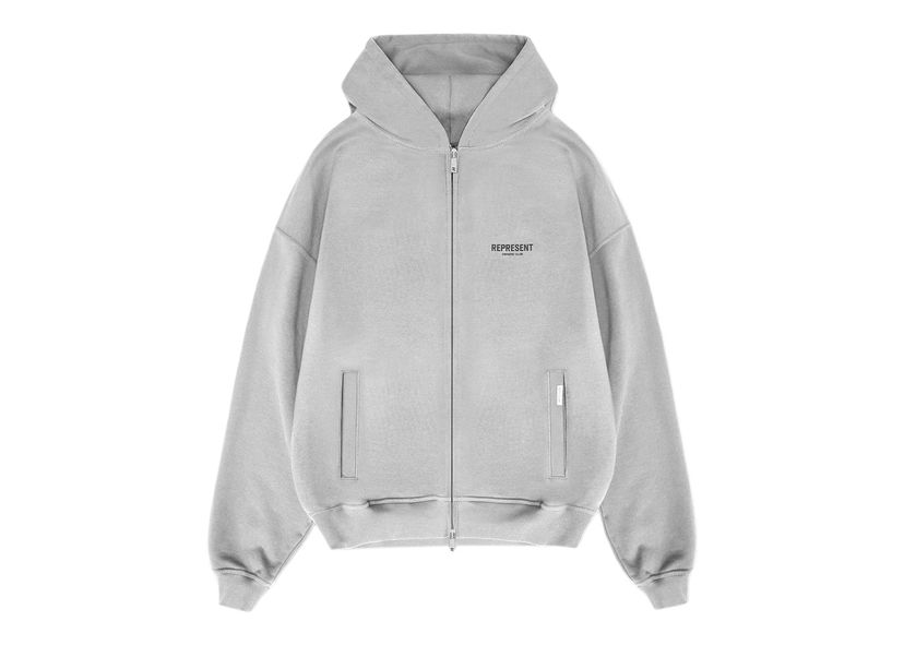 Суитчър Represent Clo Represent Owners Club Zip Hoodie Ash Grey Сиво | MH4039-302