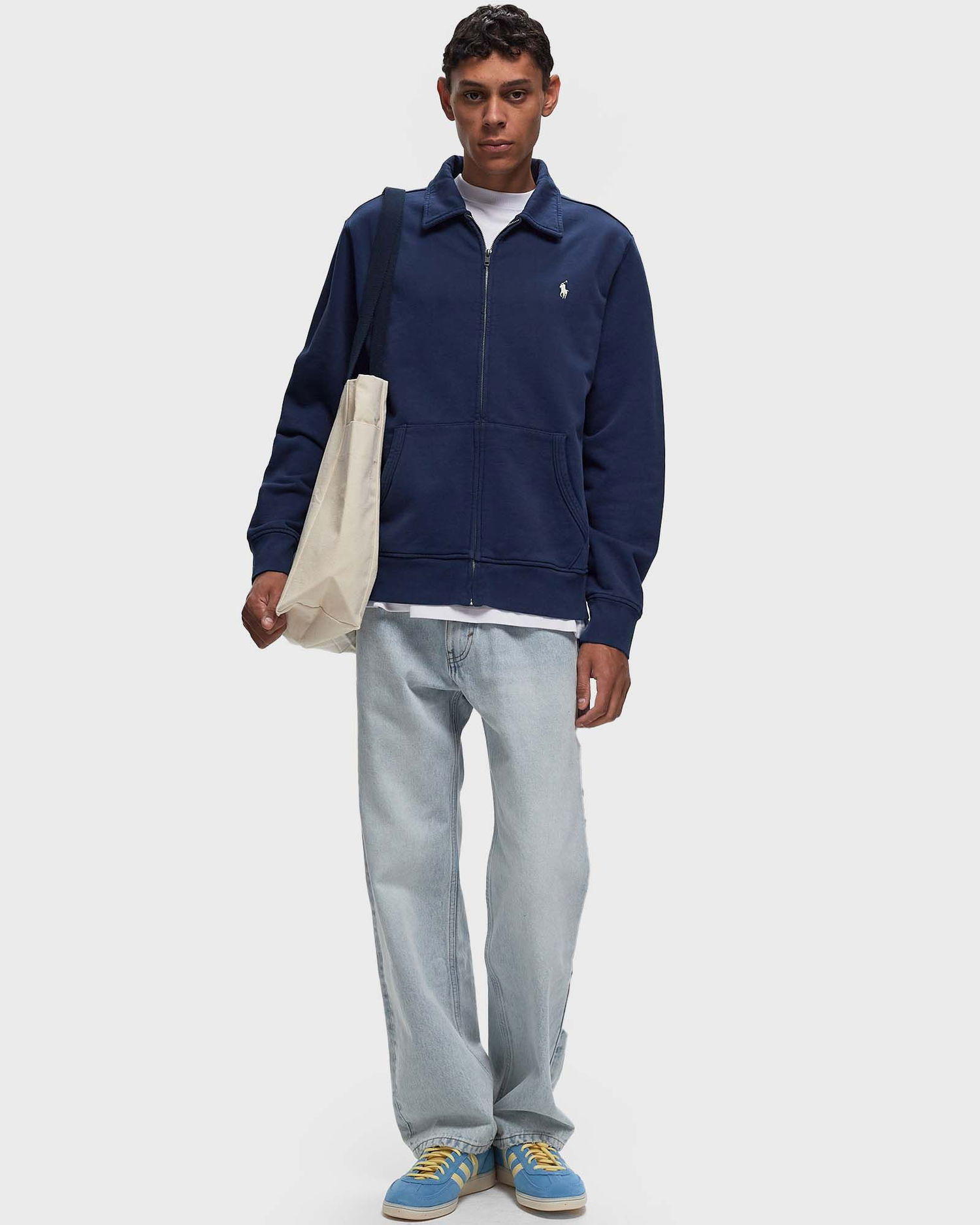 Суитчър Polo by Ralph Lauren LONG SLEEVE-FULL ZIP Тъмно синьо | 710941532004, 1