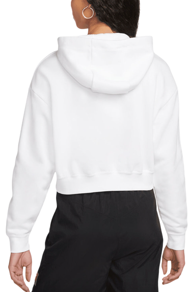 Суитчър Nike Cropped Fleece Hoody Бяло | dq5850-100, 2