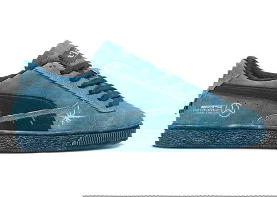 Кецове и обувки Puma Suede Mercedes-AMG Petronas F1 Синьо | 308119-01, 0