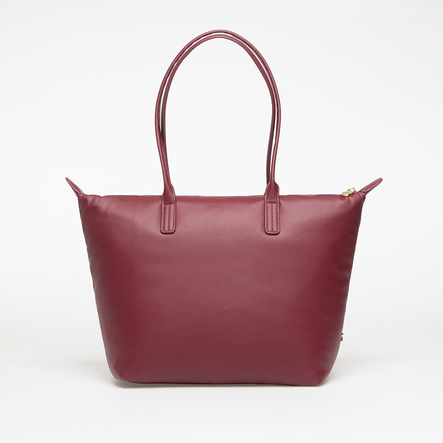 Голяма пазарска чанта Tommy Hilfiger Popette Soft Tote Бургунди | AW0AW17705 VLP, 1
