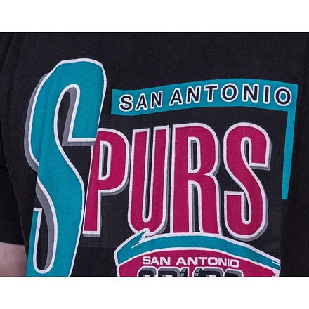 Тениска Mitchell & Ness San Antonio Spurs Centre Circle Черно | XZ055, 1